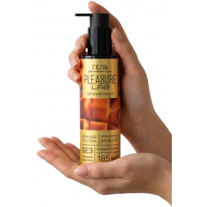 Съедобный лубрикант Pleasure Lab со вкусом сочного манго 185 мл (иной угол)