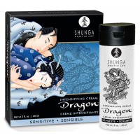 Усиливающий крем для пар Shunga Dragon Sensitive, эффект «ледяного огня», 60 мл