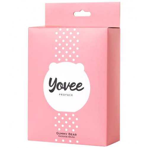 Массажер для лица Yovee Gummy Bear, розовый