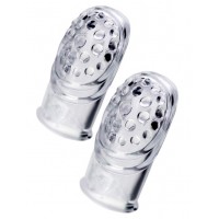 Комплект насадок на палец A-toys Favi, ТРЕ, прозрачный, 3,5 см