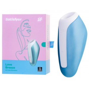 Вакуумно-волновой стимулятор клитора Satisfyer Love Breeze голубой Вакуумно-волновой стимулятор клитора Satisfyer Love Breeze голубой