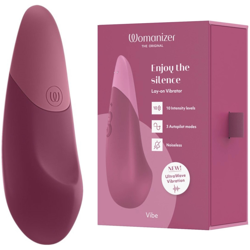 Клиторальный вибратор Womanizer Vibe темно-розовый