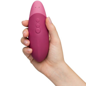 Клиторальный вибратор Womanizer Vibe темно-розовый (иной угол)