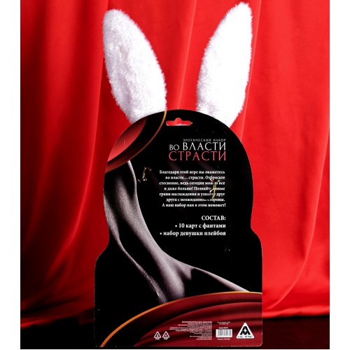 Эротический набор «Во власти страсти. Девушка-плейбой», 10 карт, 18+