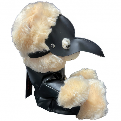 Плюшевый БДСМ Мишка Чумной Доктор