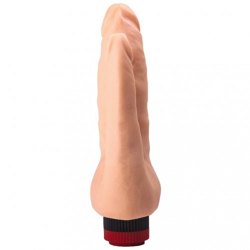 Двойной гелевый вибратор для двойного проникновения