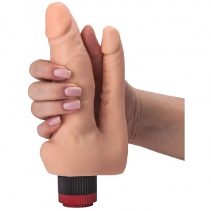 Двойной гелевый вибратор для двойного проникновения