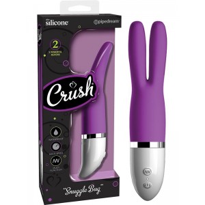 Двойной сплит-вибромассажер Snuggle Bug с ушками