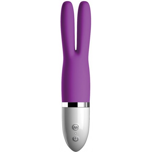 Двойной сплит-вибромассажер Snuggle Bug с ушками