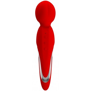 Перезаряжаемый вибромассажер Pretty Love Walter красный (иной угол)