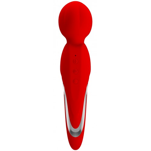 Перезаряжаемый вибромассажер Pretty Love Walter красный