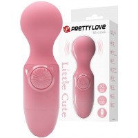 Компактный розовый вибромассажер Pretty Love Mini Stick