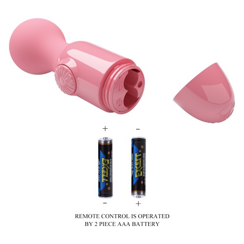 Компактный розовый вибромассажер Pretty Love Mini Stick