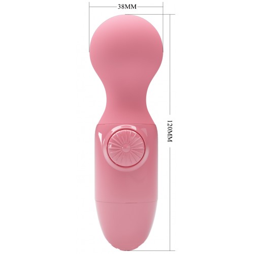Компактный розовый вибромассажер Pretty Love Mini Stick