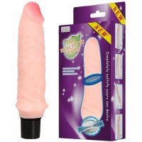 Водонепроницаемый вибратор фиолетовый Realistic Cock 