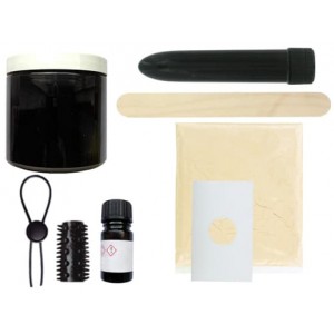 Набор для изготовления слепка пениса с вибрацией Cloneboy Vibrator Black (иной угол)