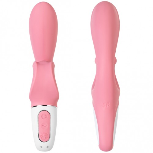 Вибратор-кролик с гибким клиторальным отростком Satisfyer Hug Me Pink