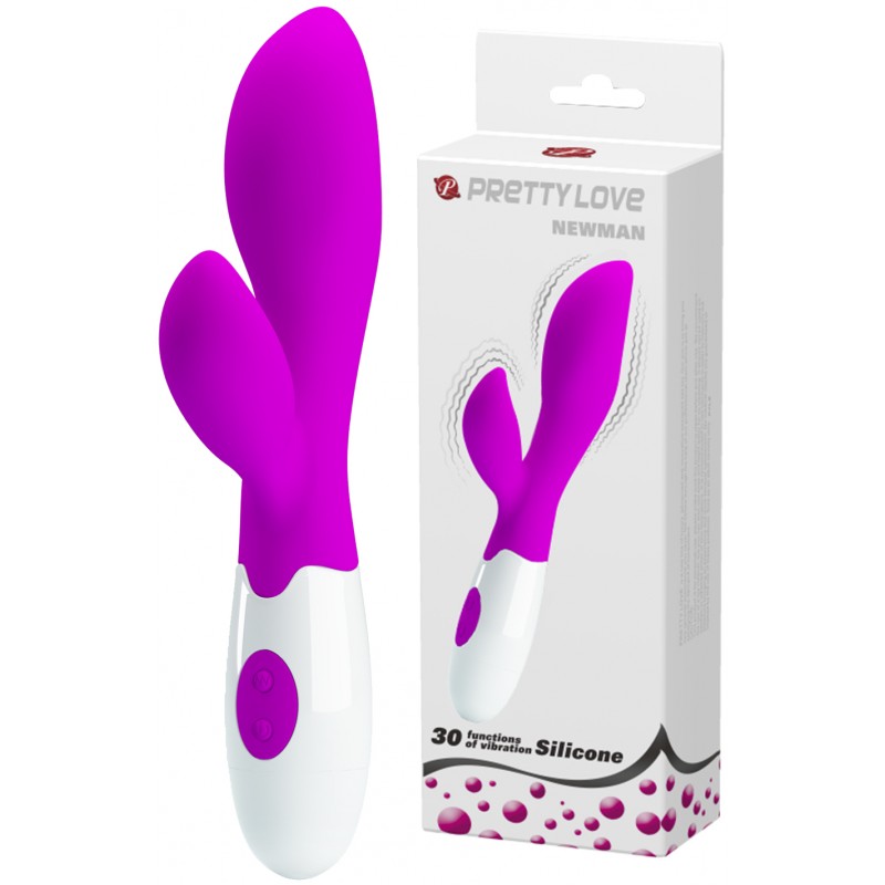 Вибратор с клиторальным стимулятором Newman