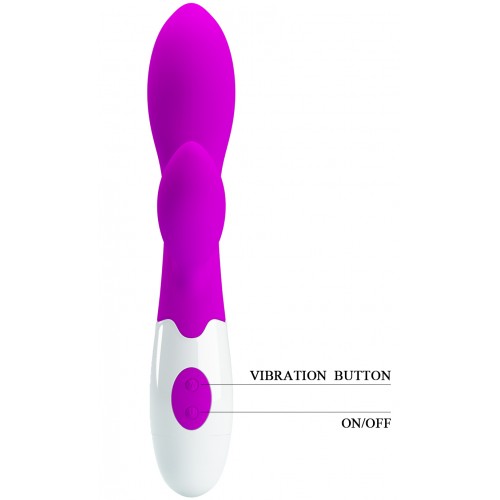 Вибратор с клиторальным стимулятором Newman