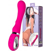 Вибратор JOS PILO с WOW-режимом, силикон, розовый, 20 см