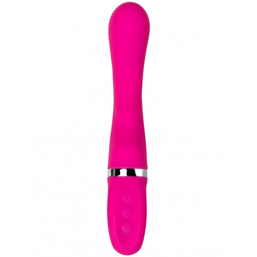 Вибратор JOS PILO с WOW-режимом, силикон, розовый, 20 см