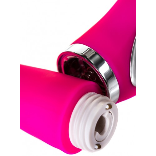 Вибратор JOS PILO с WOW-режимом, силикон, розовый, 20 см