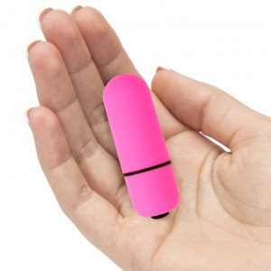 Розовая вибропуля X-Basic Lovetoy (иной угол)