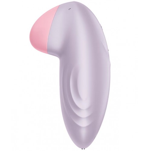 Перезаряжаемый смарт-стимулятор с вибрацией Satisfyer Tropical Tip Lilac