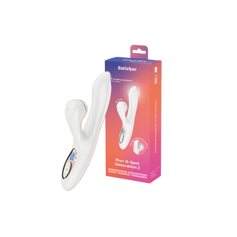 Вибратор 2 в 1 с вакуумно-волновым стимулятором клитора Pro+G-Spot Generation 2 Satisfyer, Германия