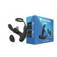 Инновационный масcажер простаты Amovibe HERO с технологией массажа на 360 градусов и пультом дистанционного управления