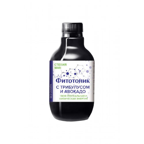 Растительный сироп «Фитотоник Стевия Man», с трибулусом и авокадо, 250 мл