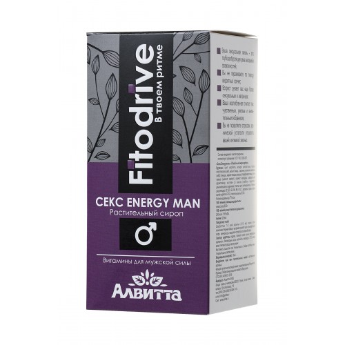 Сироп для мужчин «Секс energy man», для усиления эрекции, 230 мл