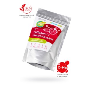 Натуральный коллаген Super Caps, Collagen с витамином С и магнием ,150 г (иной угол)