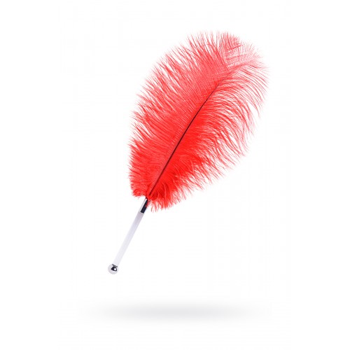 Перо страусиное TOYFA Theatre красное,40 см