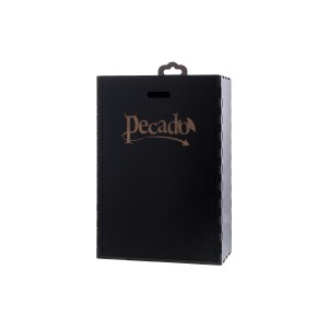 Пояс с кольцами Pecado BDSM, натуральная кожа, черный (иной угол)