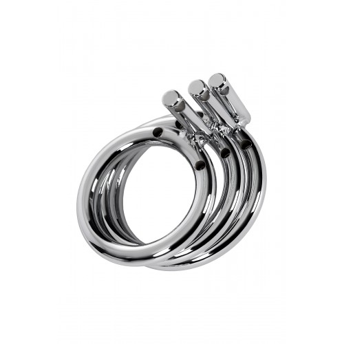 Пояс верности мужской TOYFA Metal, серебряный