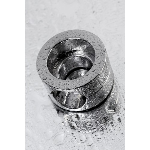 Утяжелитель на мошонку, TOYFA Metal, серебристый