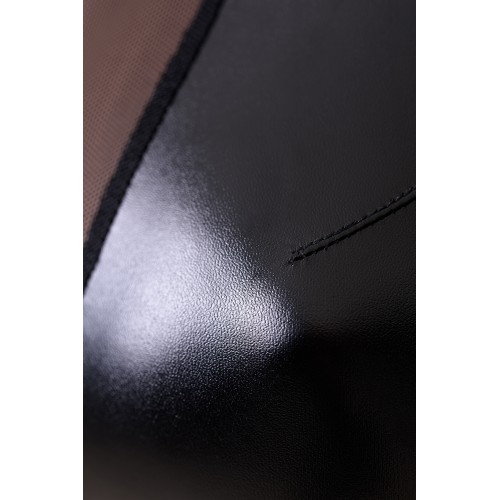 Платье wetlook и стринги Candy Girl Jillian черные, OS