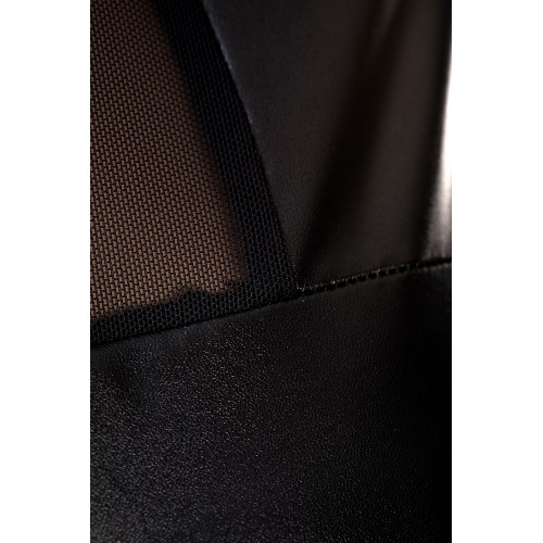 Платье wetlook и стринги Candy Girl Jillian черные, OS