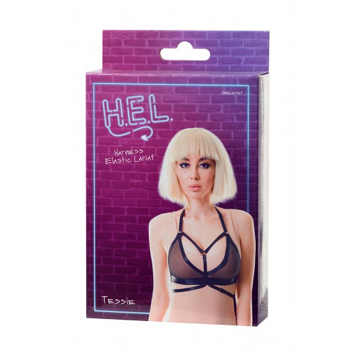 Стреп H.E.L. Tessie, текстиль, черный, OS
