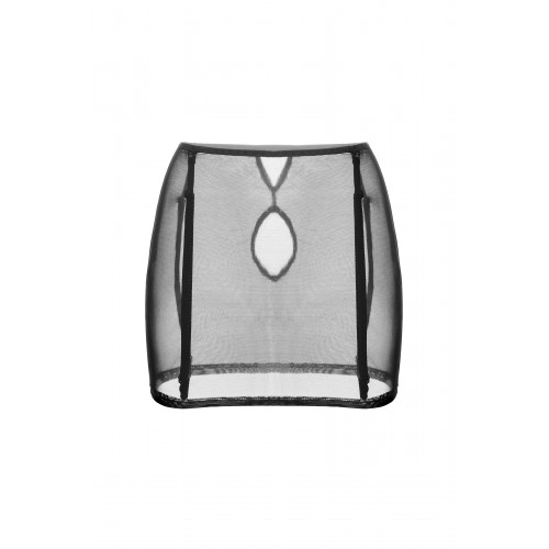 Юбка-пояс для чулок Waname Subtlety черная (50-52)