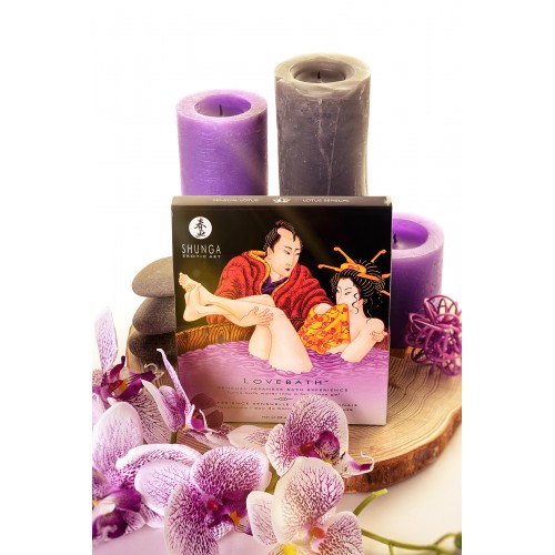 Гель для ванны Shunga «Чувственный лотос», фиолетовый, 650 гр