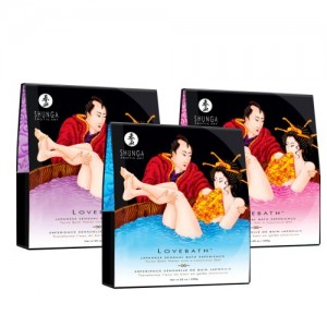 Гель для ванны Shunga «Чувственный лотос», фиолетовый, 650 гр (иной угол)