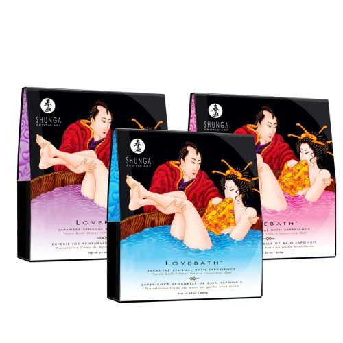 Гель для ванны Shunga «Чувственный лотос», фиолетовый, 650 гр