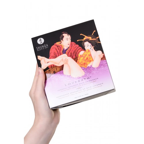 Гель для ванны Shunga «Чувственный лотос», фиолетовый, 650 гр