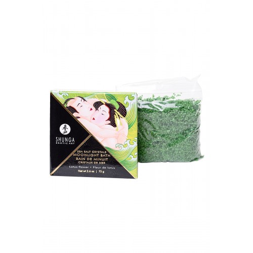 Соль Мёртвого моря Shunga Moonlight Bath Lotus Flower с лечебными свойствами, 75 г