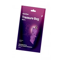 Мешочек Satisfyer Treasure Bag для хранения игрушек L, фиолетовый, 26*15 см