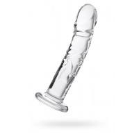 Нереалистичный фаллоимитатор Sexus Glass, стекло, прозрачный, 19,5 см
