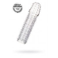 Насадка на пенис TOYFA A-Toys  , TPR, Прозрачный, 15,2 см