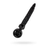 Насадка на пенис Black & Red by TOYFA с вибрацией, силикон, чёрный, 24 см